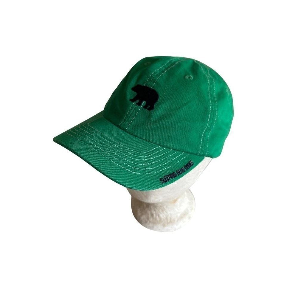 Sleeping Bear Dunes Michigan Green Hat Cap Youth Size Adjustable